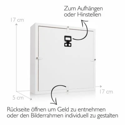 GLÜCKSWOLKE Spardose - 6 Motive Für Kinder Und Erwachsene I Modernes Sparschwein I Geld Geschenke Zur Geburt, Taufe, Geburtstag Und Hochzeit 3 GLÜCKSWOLKE Spardose - 6 Motive Für Kinder Und Erwachsene I Modernes Sparschwein I Geld Geschenke Zur Geburt, Taufe, Geburtstag Und Hochzeit – Bild 3