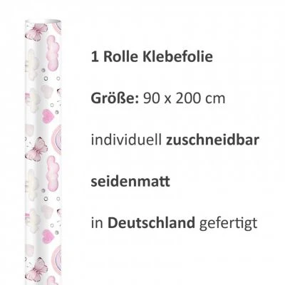 Nikima Klebefolie KF-19 Selbstklebende Folie – Regenbogen Rosa (16,66 €/m²) Klebefolie Wandtattoos 4 Nikima Klebefolie KF-19 Selbstklebende Folie – Regenbogen Rosa (16,66 €/m²) Klebefolie Wandtattoos – Bild 4