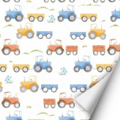 Nikima Klebefolie KF-16 Selbstklebende Folie – Traktor (16,66 €/m²) Klebefolie Wandtattoos