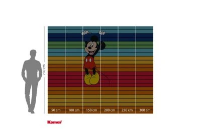 KOMAR Vlies Fototapete - Mickey Magic Rainbow - Größe 300 X 250 Cm 4 KOMAR Vlies Fototapete - Mickey Magic Rainbow - Größe 300 X 250 Cm – Bild 4