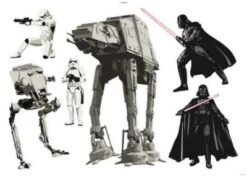 KOMAR Wandtattoo - Star Wars Doomed - Größe 100 X 70 Cm