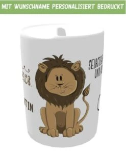 Kilala Spardose Sternzeichen Löwe Mit Name Geldgeschenk Zu Geburt Taufe