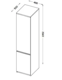 Feldmann-Wohnen Kleiderschrank Drehtürenschrank Arcca 45cm 2-türig Farbe Wählbar -Komar Verkäufe 29576573 03