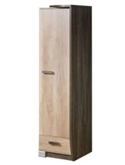 Feldmann-Wohnen Wäscheschrank Stauraumschrank Romeo 50x58x192,5cm 1-türig Mit 1 Schublade
