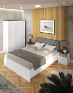 Feldmann-Wohnen Kleiderschrank Lille Drehtürenschrank 92cm 2-türig Mit 1 Schublade -Komar Verkäufe 29576952 05