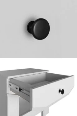 Feldmann-Wohnen Nachtkonsole Terni Nachttisch 49x35x50cm 1 Schublade Und 1 Offenes Fach -Komar Verkäufe 29576970 04