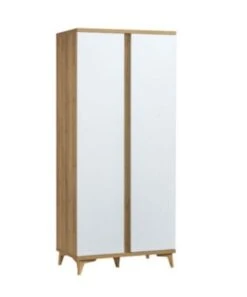 Feldmann-Wohnen Kleiderschrank Stauraumschrank Fiord 85cm 2-türig