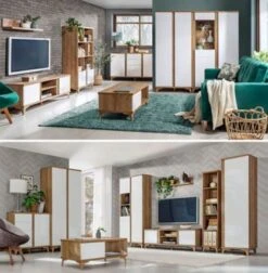 Feldmann-Wohnen Kleiderschrank Stauraumschrank Fiord 85cm 2-türig -Komar Verkäufe 29577141 05