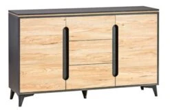 Feldmann-Wohnen Kommode Sideboard Gapi 150cm 2-türig Farbe Wählbar