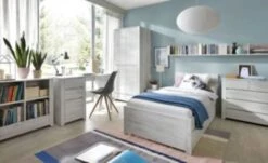 Feldmann-Wohnen Jugendzimmer Kleiderschrank Angel 220cm 3-türig -Komar Verkäufe 29577481 03