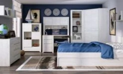 Feldmann-Wohnen Jugendzimmer Kleiderschrank Angel 220cm 3-türig -Komar Verkäufe 29577481 04