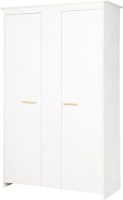 Roba Kleiderschrank Anton, 2-türig, Weiß 3 Roba Kleiderschrank Anton, 2-türig, Weiß – Bild 3