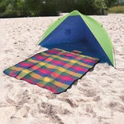 Idena Reisestrandmuschel Riva 240x125x125cm UV 60+ -Komar Verkäufe 29611880 04