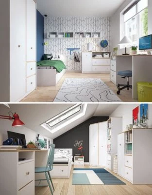 Feldmann-Wohnen Bücherregal Standregal Globo 85x42x121cm 1-türig Mit 2 Schubladen 5 Feldmann-Wohnen Bücherregal Standregal Globo 85x42x121cm 1-türig Mit 2 Schubladen – Bild 5