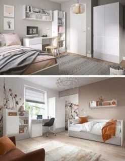 Feldmann-Wohnen Eckschrank Kleiderschrank Albi 101x101x193cm 2-türig Grifflos -Komar Verkäufe 29801962 04