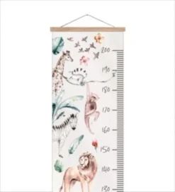 MuchoWow Messlatte - Kind - Dschungel - Tier - Wachstumsmesser