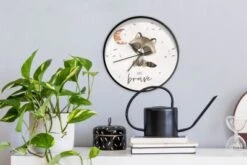 MuchoWow Wanduhr 30 Cm - Funkuhr - Lautlos - Zitat - Kinder - Sei Mutig - Sprichwörter -Komar Verkäufe 29827892 06