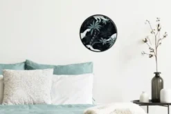 MuchoWow Wanduhr 30 Cm - Funkuhr - Lautlos - Muster - Dino - Dschungel 8 MuchoWow Wanduhr 30 Cm - Funkuhr - Lautlos - Muster - Dino - Dschungel -Komar Verkäufe 29828148 03