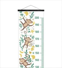 MuchoWow Messlatte - Kind - Affe - Dschungel - Wachstumsmesser