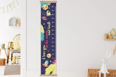 MuchoWow Messlatte - Kind - Weltraum - Sterne – Zitat - Wachstumsmesser 3 MuchoWow Messlatte - Kind - Weltraum - Sterne – Zitat - Wachstumsmesser – Bild 3