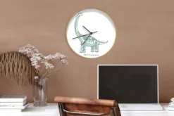 MuchoWow Wanduhr 30 Cm - Funkuhr - Lautlos - Kinderzimmer - Dinosaurier - Brachiosaurus 10 MuchoWow Wanduhr 30 Cm - Funkuhr - Lautlos - Kinderzimmer - Dinosaurier - Brachiosaurus -Komar Verkäufe 29829044 05