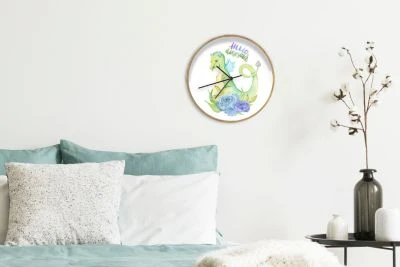 MuchoWow Wanduhr 30 Cm - Funkuhr - Lautlos - Dinosaurier - Kinderzimmer - Flügel 3 MuchoWow Wanduhr 30 Cm - Funkuhr - Lautlos - Dinosaurier - Kinderzimmer - Flügel – Bild 3