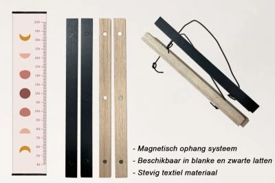 MuchoWow Messlatte - Kind - Bohemian - Weltraum – Mond - Wachstumsmesser 6 MuchoWow Messlatte - Kind - Bohemian - Weltraum – Mond - Wachstumsmesser – Bild 6