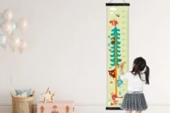 MuchoWow Messlatte - Kind - Waldtiere - Blumen – Baum - Wachstumsmesser -Komar Verkäufe 29829757 05