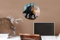 MuchoWow Wanduhr 30 Cm - Funkuhr - Lautlos - Dino - Geschichte - Triceratops -Komar Verkäufe 29830792 05