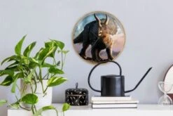 MuchoWow Wanduhr 30 Cm - Funkuhr - Lautlos - Dino - Geschichte - Triceratops -Komar Verkäufe 29830792 06