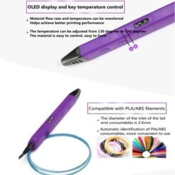 Debuy DIY-Bastelset Für Kinder 3D Druckstift Mit OLED-Bildschirm Premium Pro -Komar Verkäufe 30339546 06