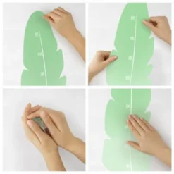 Bilderwelten Kindermesslatte Wandtattoo Feder Mint -Komar Verkäufe 30350361 05