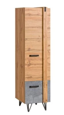 Feldmann-Wohnen Kleiderschrank Stauraumschrank Milenium 45cm 2-türig