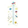 Decome Kinderzimmer Höhe Maßband Wandaufkleber Cartoon Universum Höhe Aufkleber 3d Stereoskopische Wandabziehbild