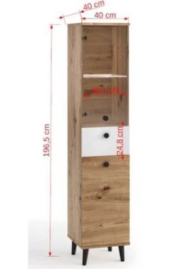 Feldmann-Wohnen Vitrine Glasvitrine Clea 40x40x196,5cm 8 Feldmann-Wohnen Vitrine Glasvitrine Clea 40x40x196,5cm -Komar Verkäufe 30866059 04