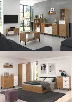 Feldmann-Wohnen Wandregal Wandboard Clea 80x17x20cm -Komar Verkäufe 30866063 04