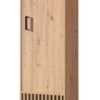 Feldmann-Wohnen Stauraumschrank Kleiderschrank Lamelix 50x40x196cm 1-türig