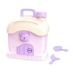 SHAOKE Niedliches Kleines Haus-Pilzhaus-Sparschwein-Spielzeug Für Kinder Cartoon-Schlüssel-Sparschwein-Spielzeug Für Kinder Spardosen