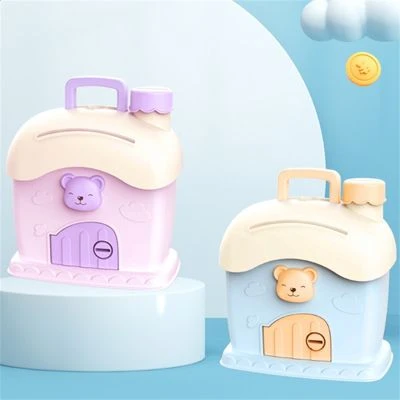 SHAOKE Niedliches Kleines Haus-Pilzhaus-Sparschwein-Spielzeug Für Kinder Cartoon-Schlüssel-Sparschwein-Spielzeug Für Kinder Spardosen 4 SHAOKE Niedliches Kleines Haus-Pilzhaus-Sparschwein-Spielzeug Für Kinder Cartoon-Schlüssel-Sparschwein-Spielzeug Für Kinder Spardosen – Bild 4