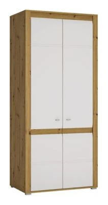 Feldmann-Wohnen Stauraumschrank Sevilla Mehrzweckschrank 90cm 2-türig