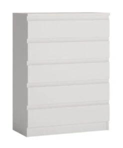 Feldmann-Wohnen Highboard Viva Schubladenkommode 77x40x104cm Grifflos