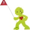 StreetBuddy - Kindersicherheit, Warnfigur, -aufsteller (Grün)