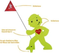 StreetBuddy - Kindersicherheit, Warnfigur, -aufsteller (Orange) -Komar Verkäufe 3714152 05