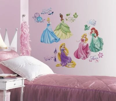 Roommates DISNEY Prinzessinnen Glitzernd 1 Roommates DISNEY Prinzessinnen Glitzernd