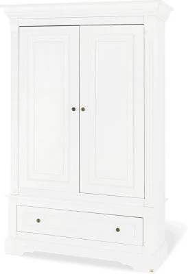 Pinolino Kleiderschrank EMILIA 2-trg., MDF Weiß 3 Pinolino Kleiderschrank EMILIA 2-trg., MDF Weiß – Bild 3