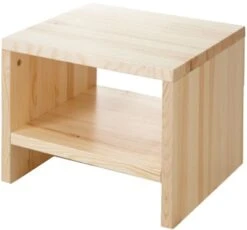 TICAA Nachttisch Harry, Kiefer Massiv Natur