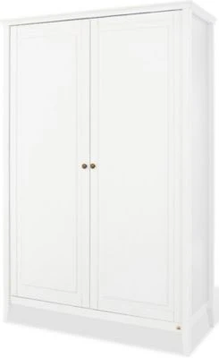 Pinolino Kleiderschrank SMILLA, 2-türig, Kiefer Weiß Lasiert