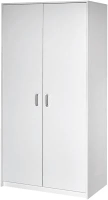 Schardt Kleiderschrank Classic White, 2-trg., Nachbildung Weiß