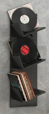 VCM Holz Bücher Schallplatten LP Hängeregal Wandregal Wandboard Deko Regal Sulda