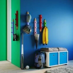 VCM Holz Hakenleiste Wandgarderobe Garderobenleiste Wandpaneel Flur Garderobe Stifto -Komar Verkäufe 7190270 03